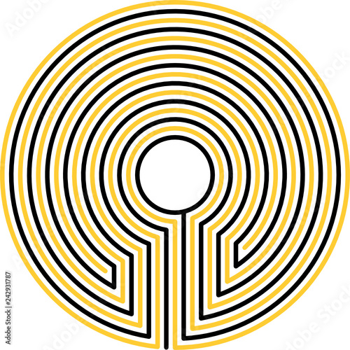 maze, classical, 7 circuits, variant 6