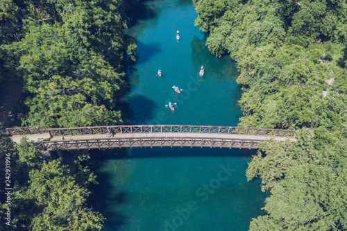 Canvas Print Barton Springs Austin Texas
