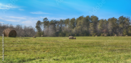 "Hay Bales in Winter" ZDS Americana Landscapes Collection