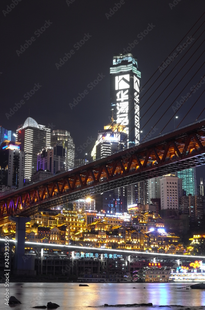 Night View in Chongqing, China