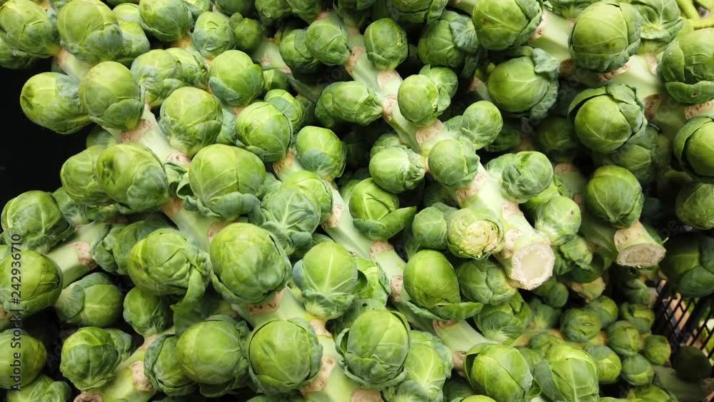 Brussels Sprouts at a market Brussels Sprouts at a market