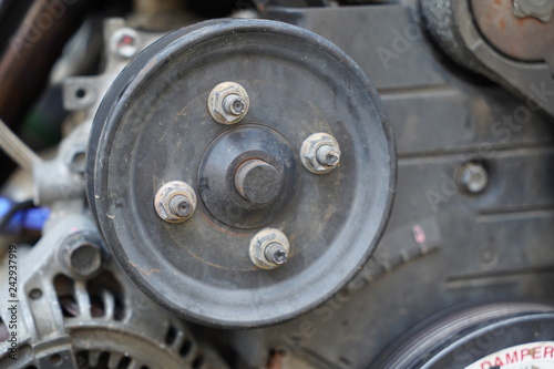 Car's engine detail