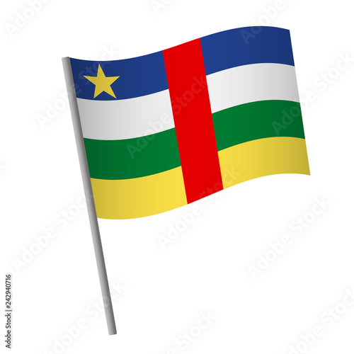 Central African Republic flag icon