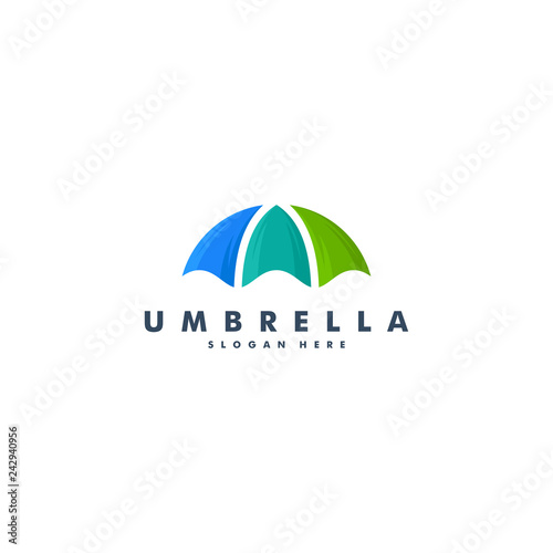 umbrella logo design, icon vector