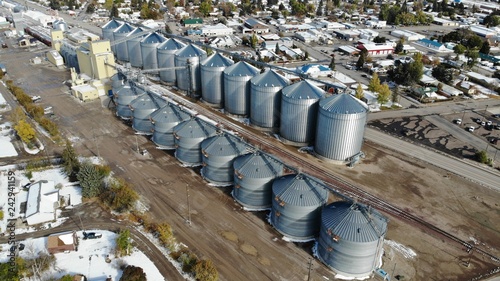 anheuser-busch grain elevator fairfield montana photo