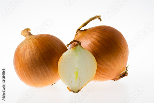 Wallpaper Mural fresh onion on white background Torontodigital.ca