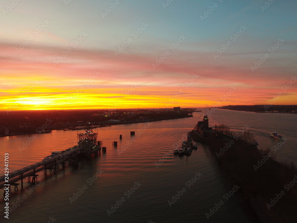 Fototapeta premium Hafen Hamburg 7