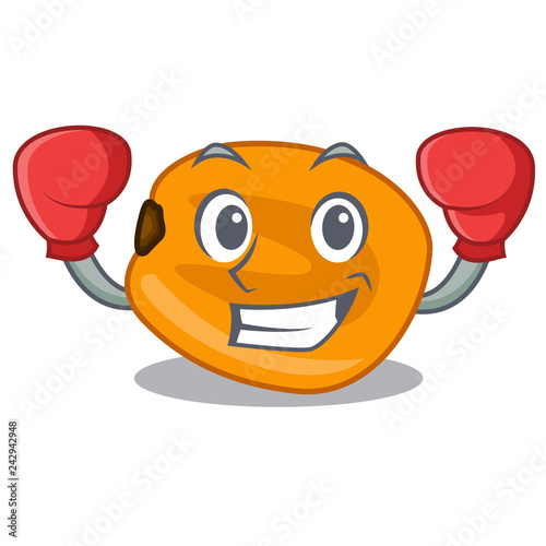 Boxing corn nuts in the character bowl