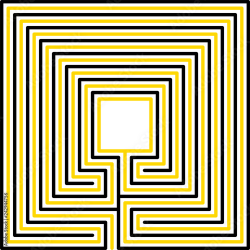 classical, maze, square, variant 2
