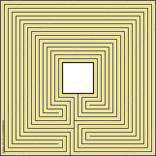 classical, maze, square, variant 1