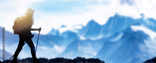 Wandern in den Bergen