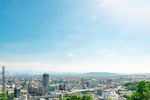 Fototapeta Naklejka Na Ścianę i Meble -  都市風景　熊本市