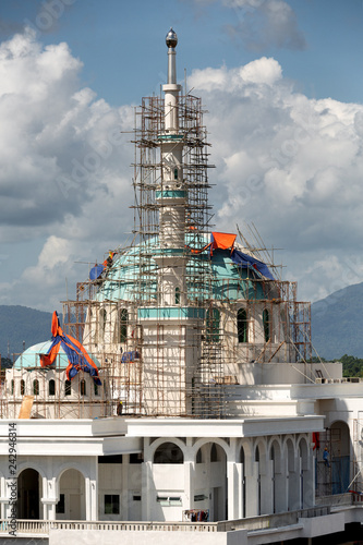 Masjid Bandar Mosque under construction photo