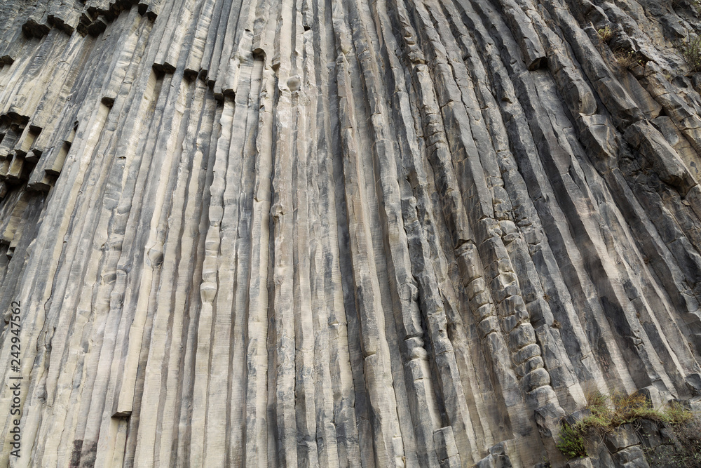Fototapeta premium Basalt gorge of Garni in Armenia in the Kotayk region, near the village of Garni