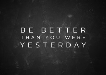 Gordijnen Quotes Fitness quote betere workout motivatie  © David