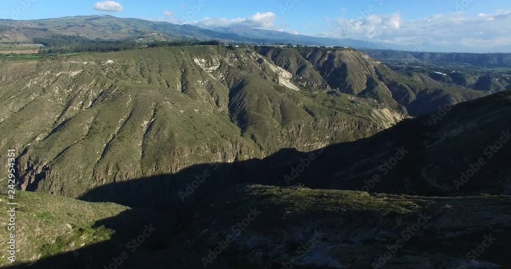 The Andes mountain range has a diverse ecosystem. This area is drier than many others and has deep crevices. The Andes mountain range has a diverse ecosystem. This area is drier than many others and has deep crevices.