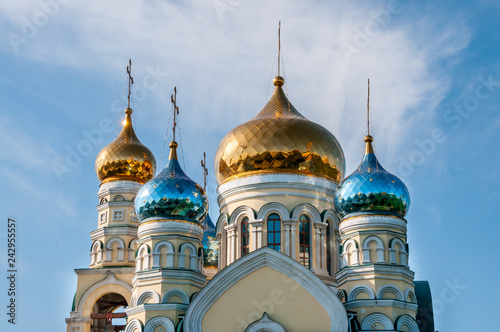 Fotografi Russia, Vladivostok, July 2018: Cathedral of Intercession of  Holy Virgin