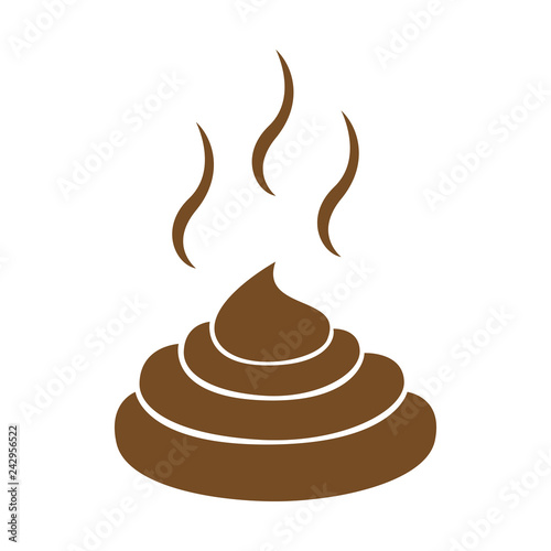 Turd icon. Vector.