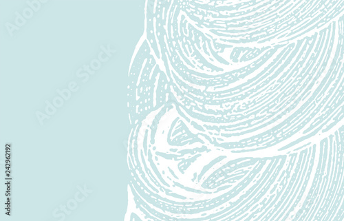 Grunge texture. Distress blue rough trace. Dazzlin