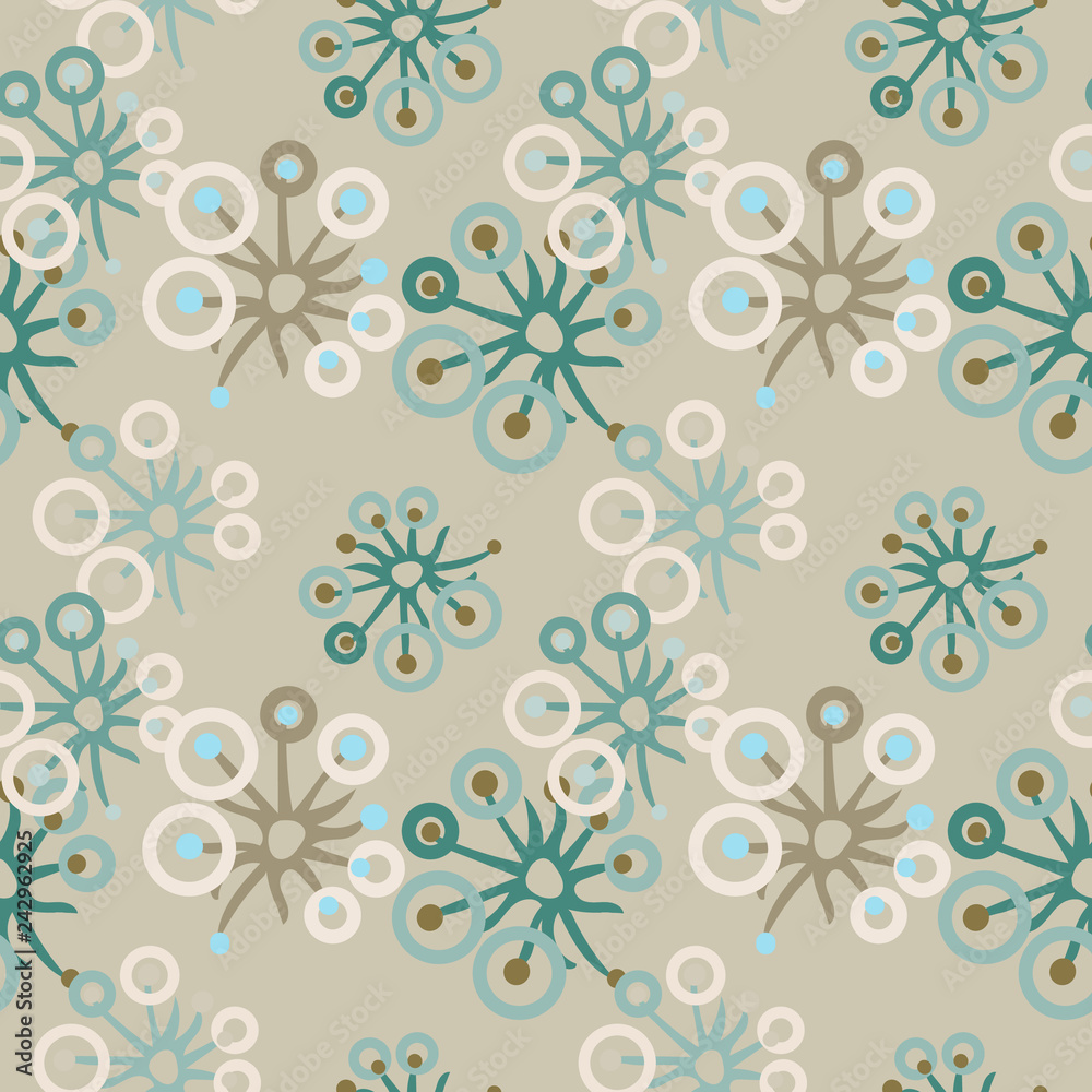 Dandelion seamless pattern. Dandelion seamless pattern.