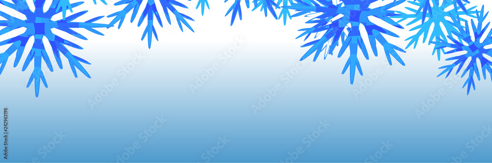 Christmas card with snow flakes. Christmas card with snow flakes.