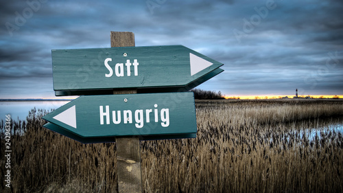 Schild 382 - Satt