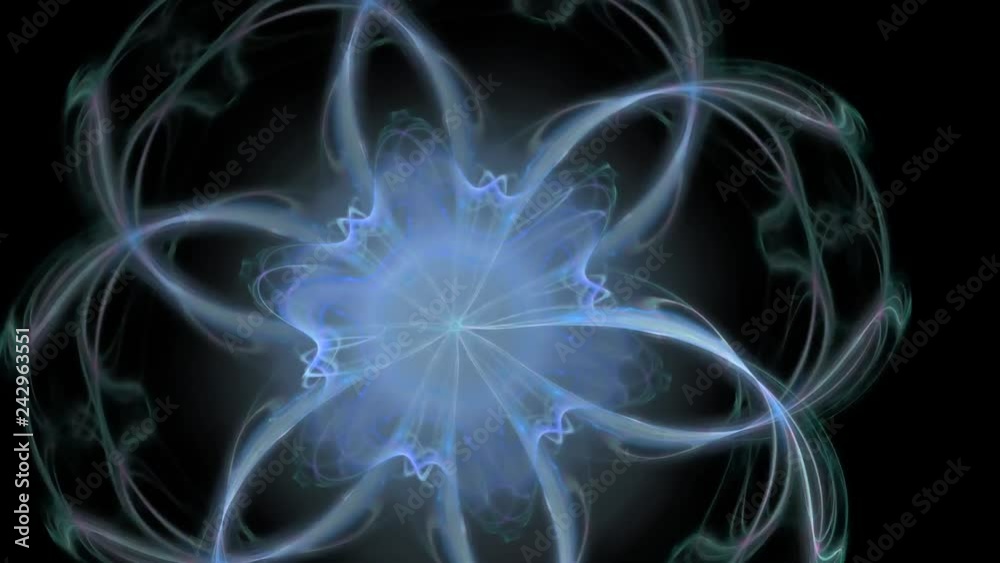 Abstract fractal forms morph and oscillate (Loop) Abstract fractal forms morph and oscillate (Loop)