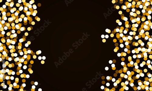 Round Gold Glitter Confetti