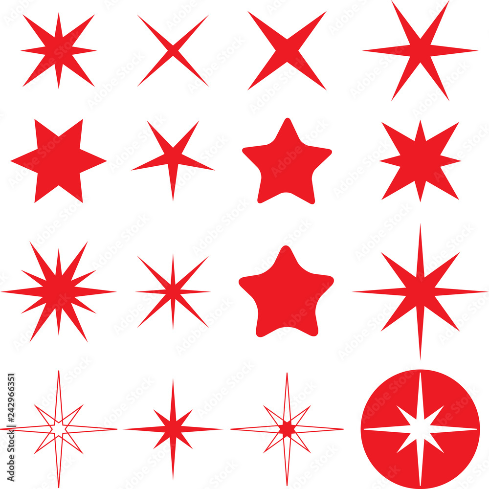 Set different monochrome stars