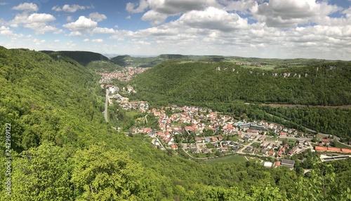 Honau von oben  Schloss Lichtenstein  Baden-W  rttemberg 