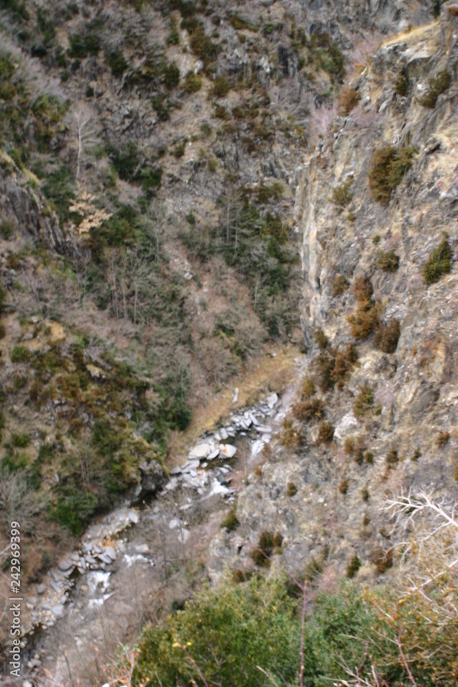 Andorra. The Pyrenees country between France and Spain.