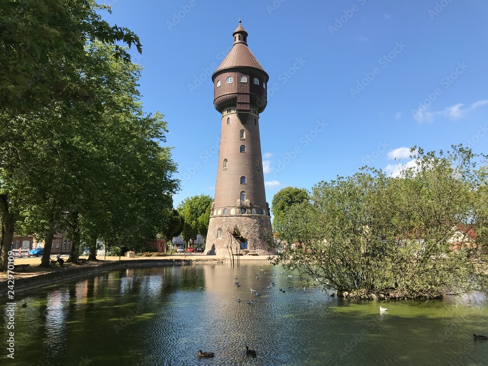 Wasserturm in Heide in Holstein (Schleswig-Holstein)
