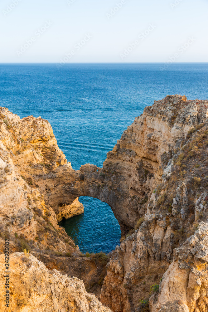 Algarve cliffs and coastline, Portugal