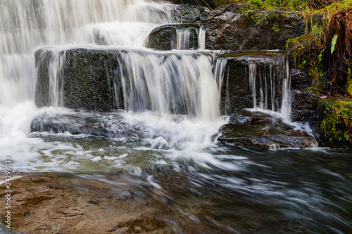 Lumsdale waterfall