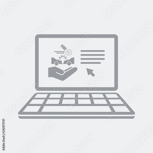 Online insurance services for car crash