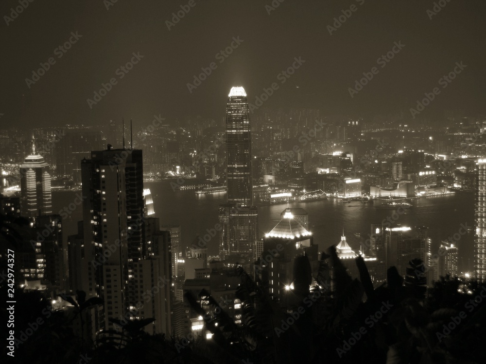 Obraz premium Hong Kong skyscrapers. China. Asia