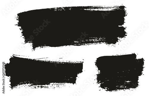 Paint Brush Thin Background High Detail Abstract Vector Background Set 66