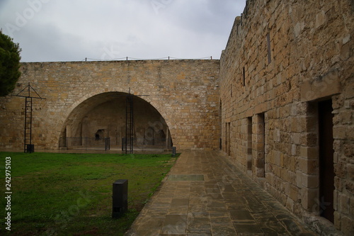 Courtyard in Larnaca historical fortress