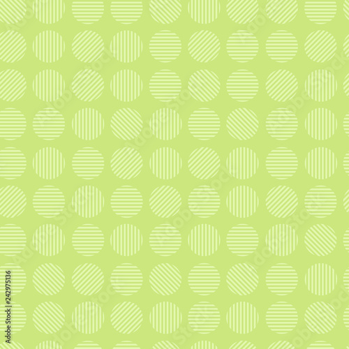 Seamless pattern of striped dots. Dots are in horizontal and vertical lines. Easy to edit colors in Illustrator.