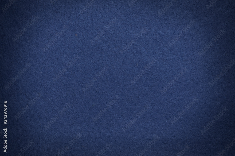 Felt dark blue with vignette. Felt dark blue with vignette.
