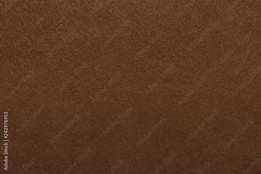 Textured background of felt fiber brown Textured background of felt fiber brown