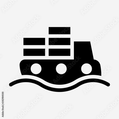 Glyph seaway pixel perfect vector icon