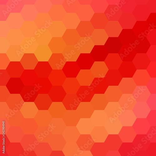 red honeycomb. modern layout for advertising - Vektorgrafik