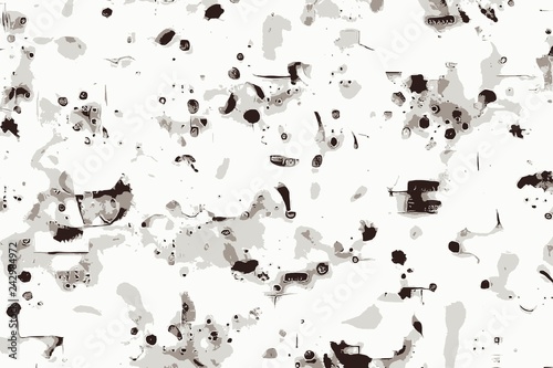Grunge textures with spots of paint and coffee stains