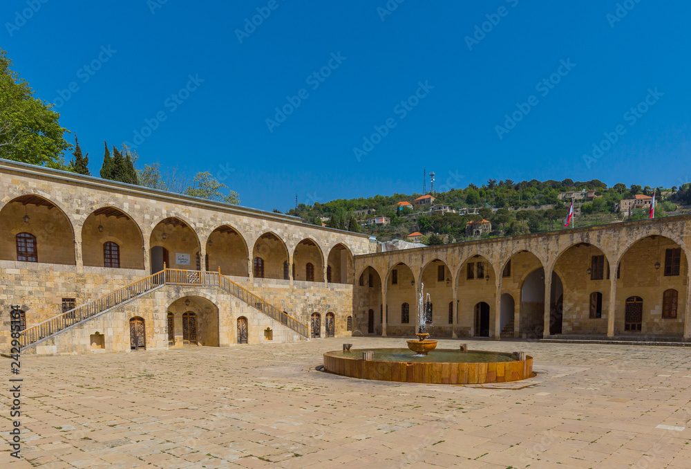 Emir Bachir Chahabi Palace Beit ed-Dine in mount Lebanon Middle east