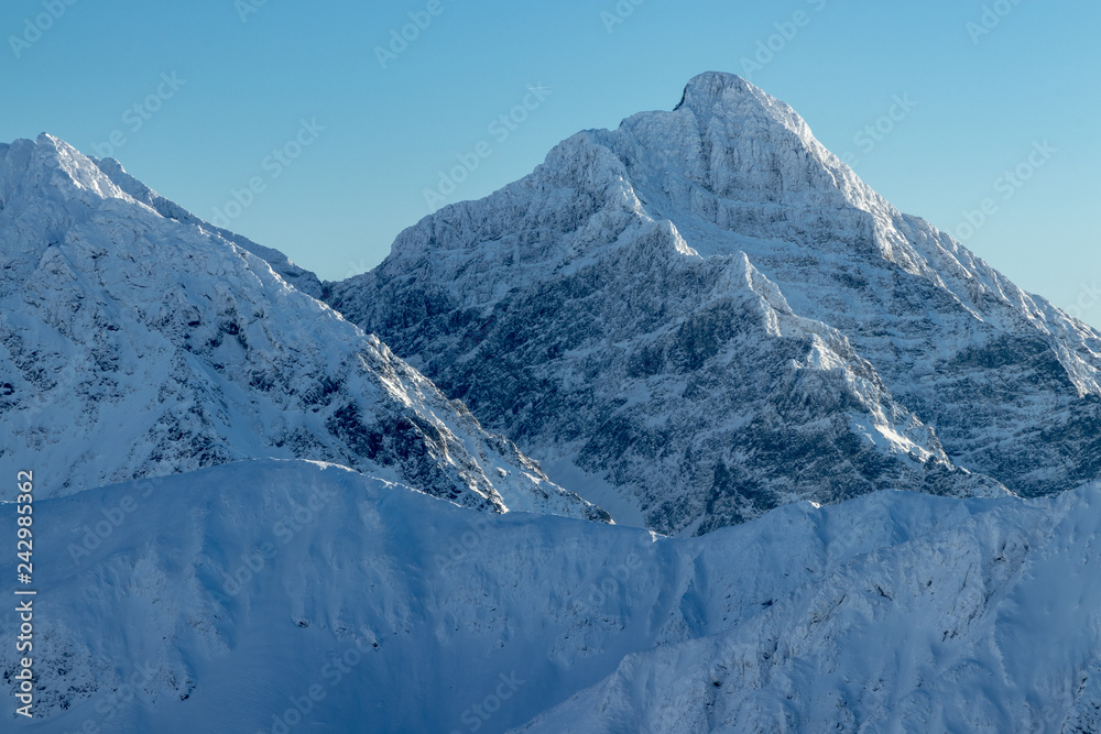 Fototapeta premium View of the Tatra Mountains from Kasprowy Wierch
