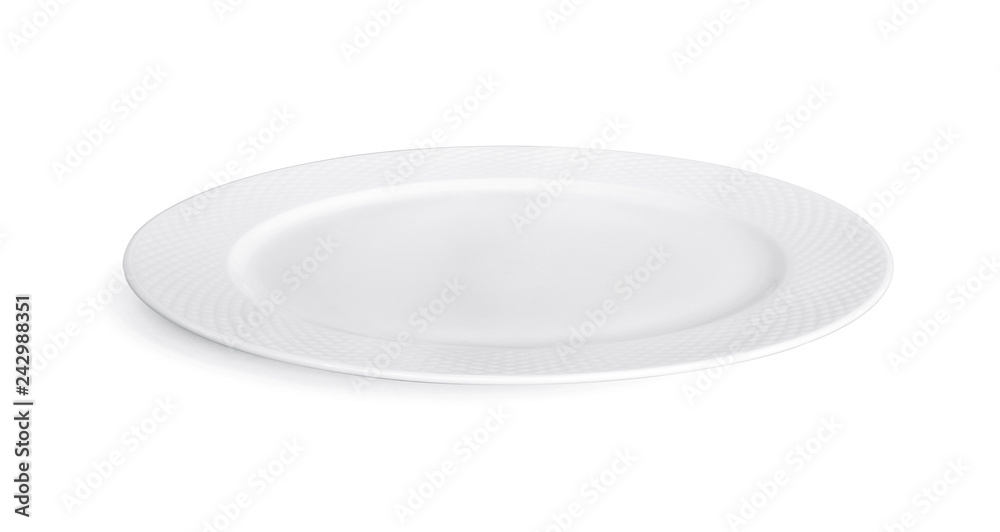 white plate isolated on white background white plate isolated on white background
