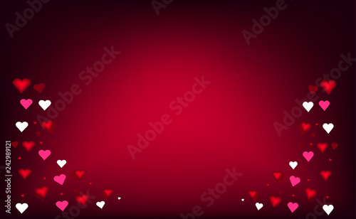 heart background red white pink