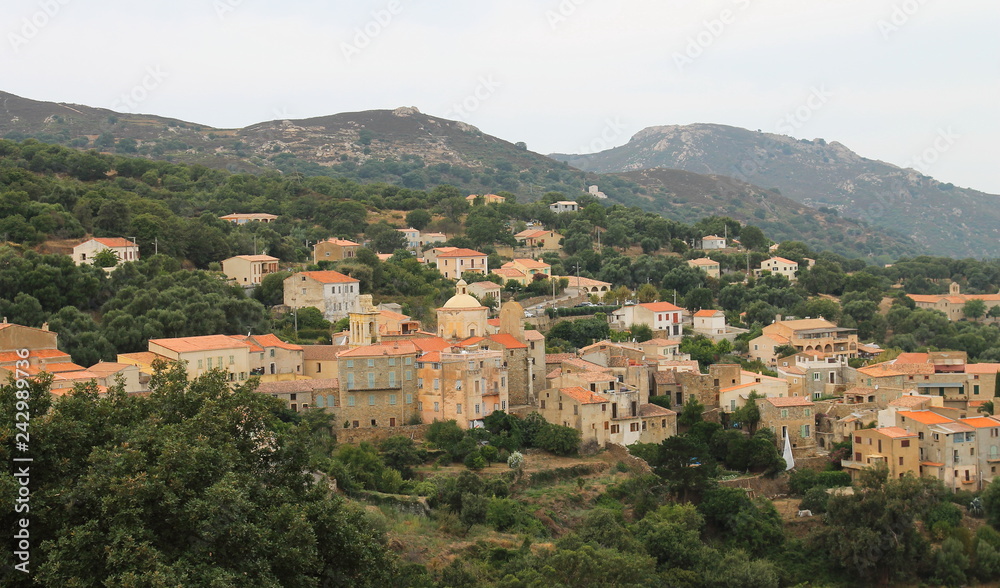 Corsica Mountain Town