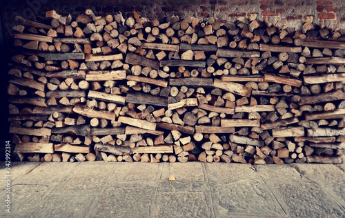piles of fire wood © gangiskhan